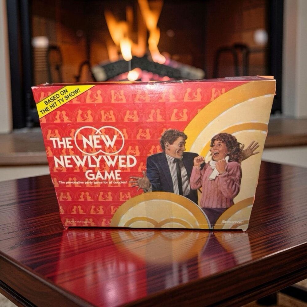 VINTAGE 1986 New Newlywed Game Pressman TV Show Chuck Barris COMPLETE